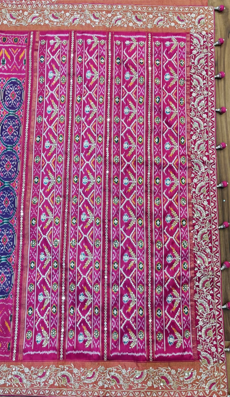 Pallu close-up